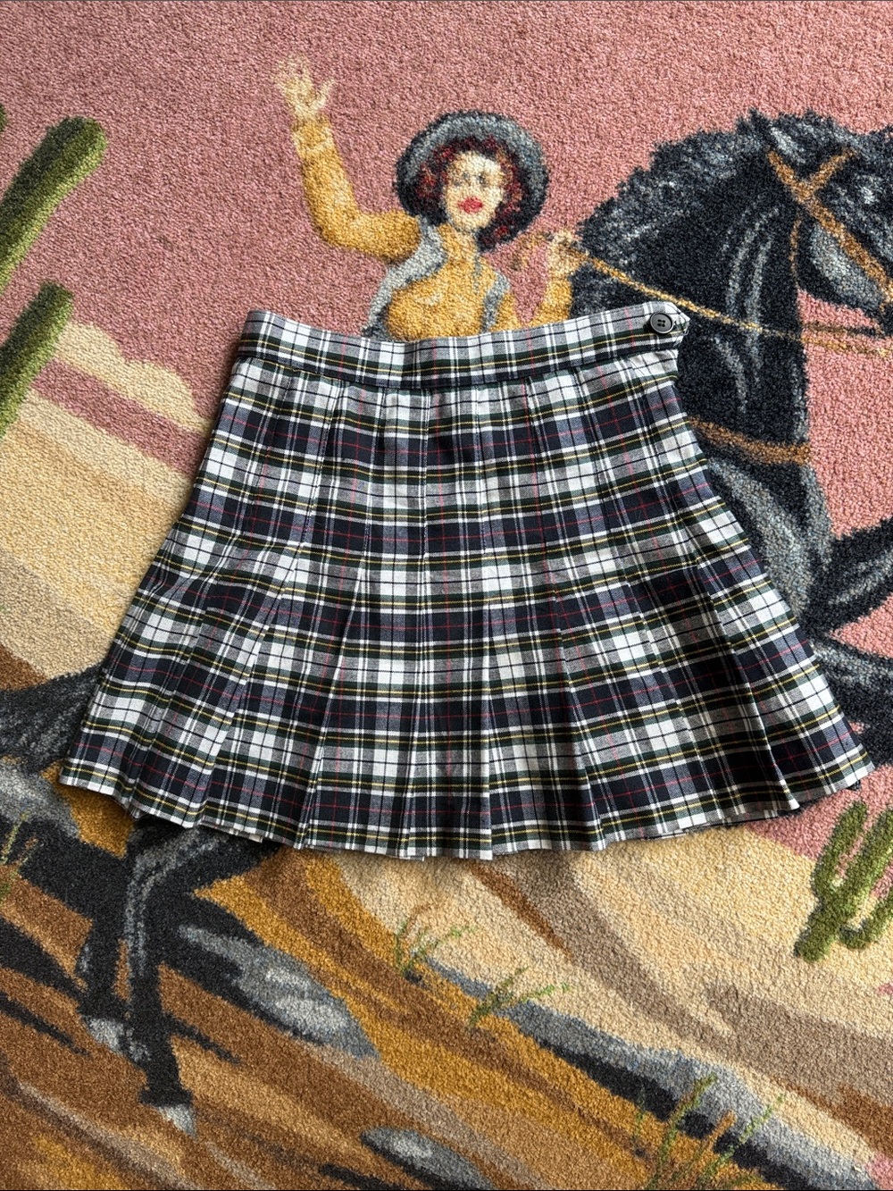 AMERICAN APPAREL SKIRT PLAID SCHOOLGIRL MINI